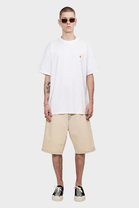 men#@Джинсові шорти LANDON бежеві