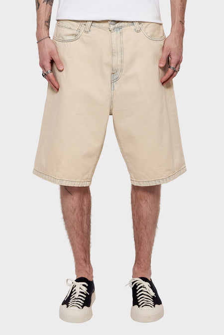 men#@Джинсові шорти LANDON бежеві