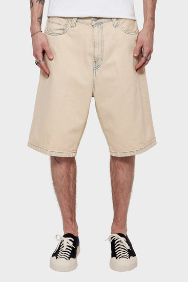 men#@Джинсові шорти LANDON бежеві