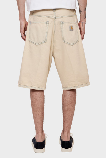 men#@Джинсові шорти LANDON бежеві