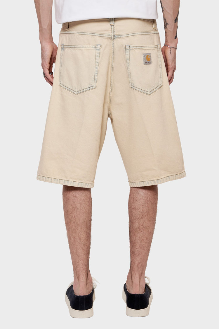 men#@Джинсові шорти LANDON бежеві