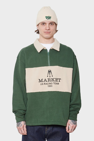 men#@Кофта RELAX TEAM RACING RUGBY темно-зелена, купити онлайн в магазині.