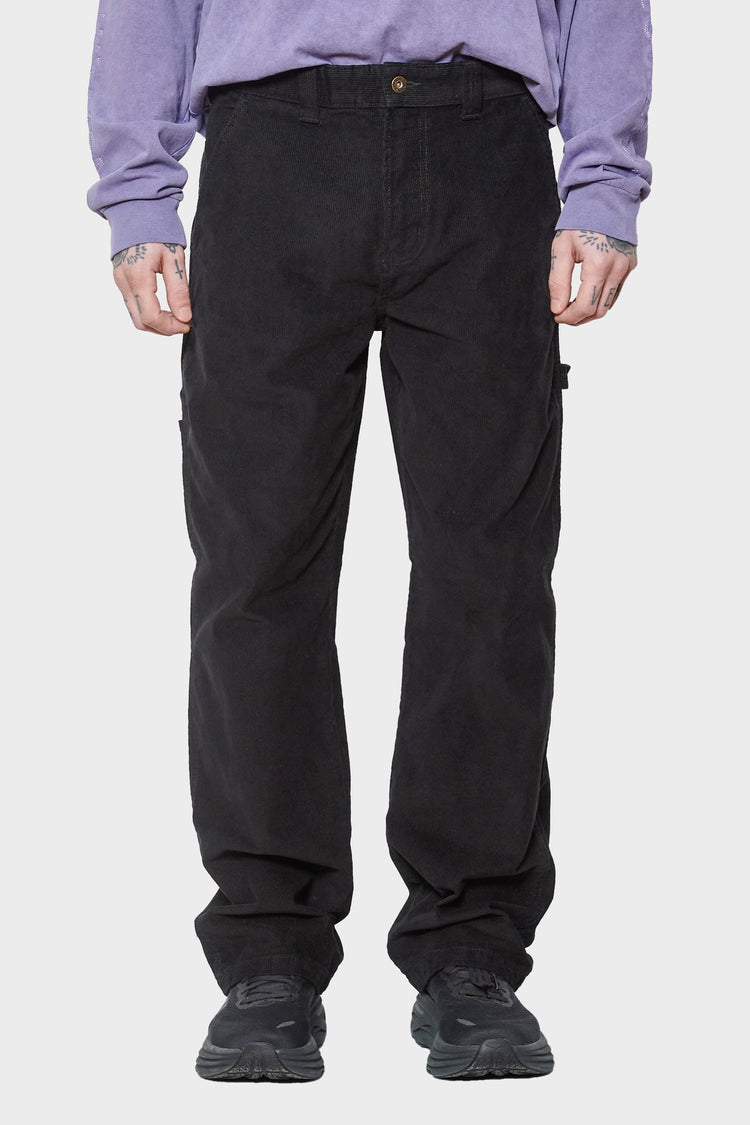 Вельветові штани CORDUROY CARPENTER чорні, купити онлайн в магазині.