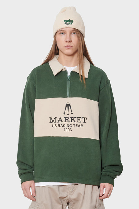 women#@Кофта RELAX TEAM RACING RUGBY темно-зелена, купити онлайн в магазині.