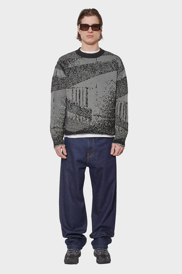 men#@Светр STRAND KNIT сірий, купити онлайн в магазині.