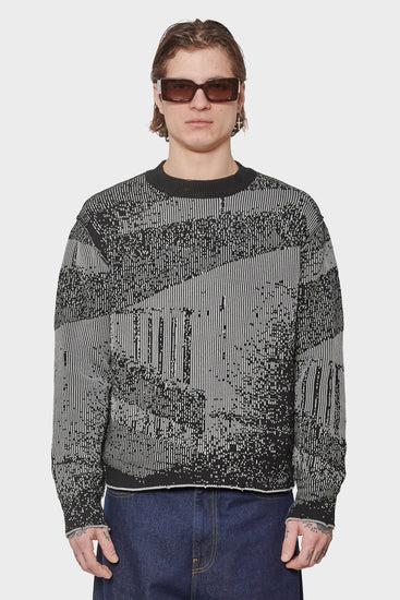 men#@Светр STRAND KNIT сірий, купити онлайн в магазині.