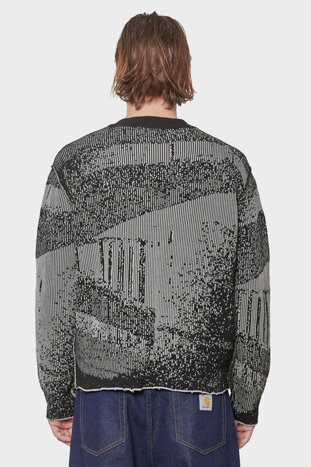 men#@Светр STRAND KNIT сірий, купити онлайн в магазині.