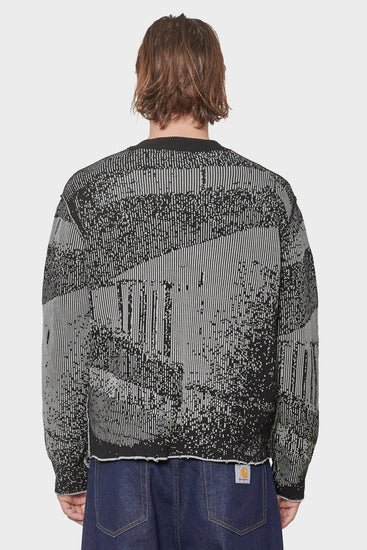 men#@Светр STRAND KNIT сірий, купити онлайн в магазині.