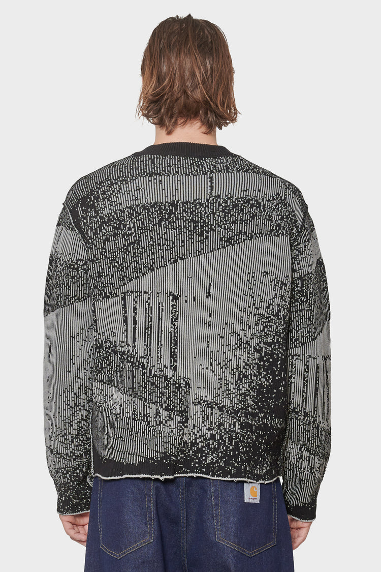 men#@Светр STRAND KNIT сірий, купити онлайн в магазині.