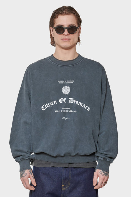 men#@Світшот CITIZEN PRINTED чорний, купити онлайн в магазині.