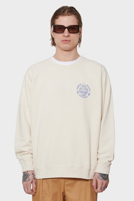 men#@Світшот EDWIN MUSIC CHANNEL молочний, купити онлайн в магазині.