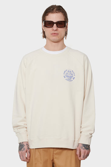 men#@Світшот EDWIN MUSIC CHANNEL молочний, купити онлайн в магазині.