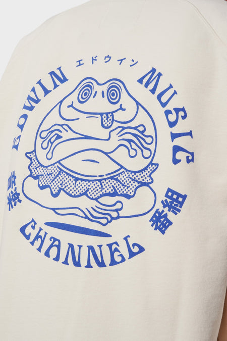 Світшот EDWIN MUSIC CHANNEL молочний, купити онлайн в магазині.