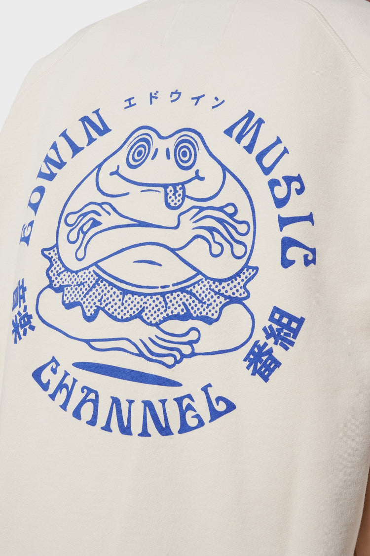 Світшот EDWIN MUSIC CHANNEL молочний, купити онлайн в магазині.