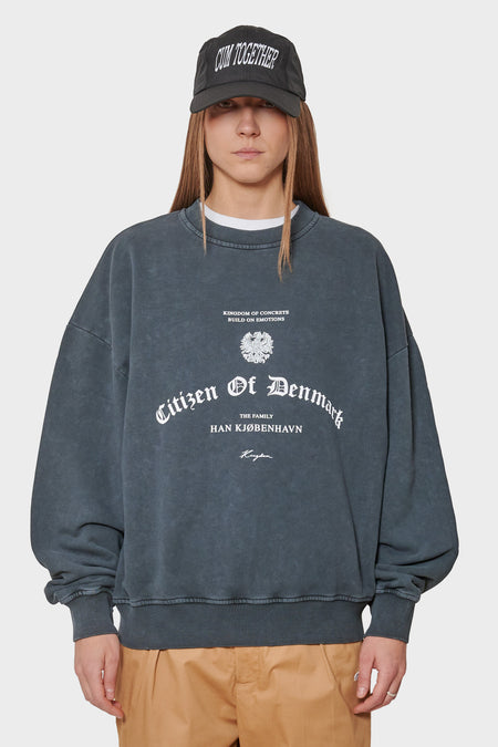 women#@Світшот CITIZEN PRINTED чорний, купити онлайн в магазині.