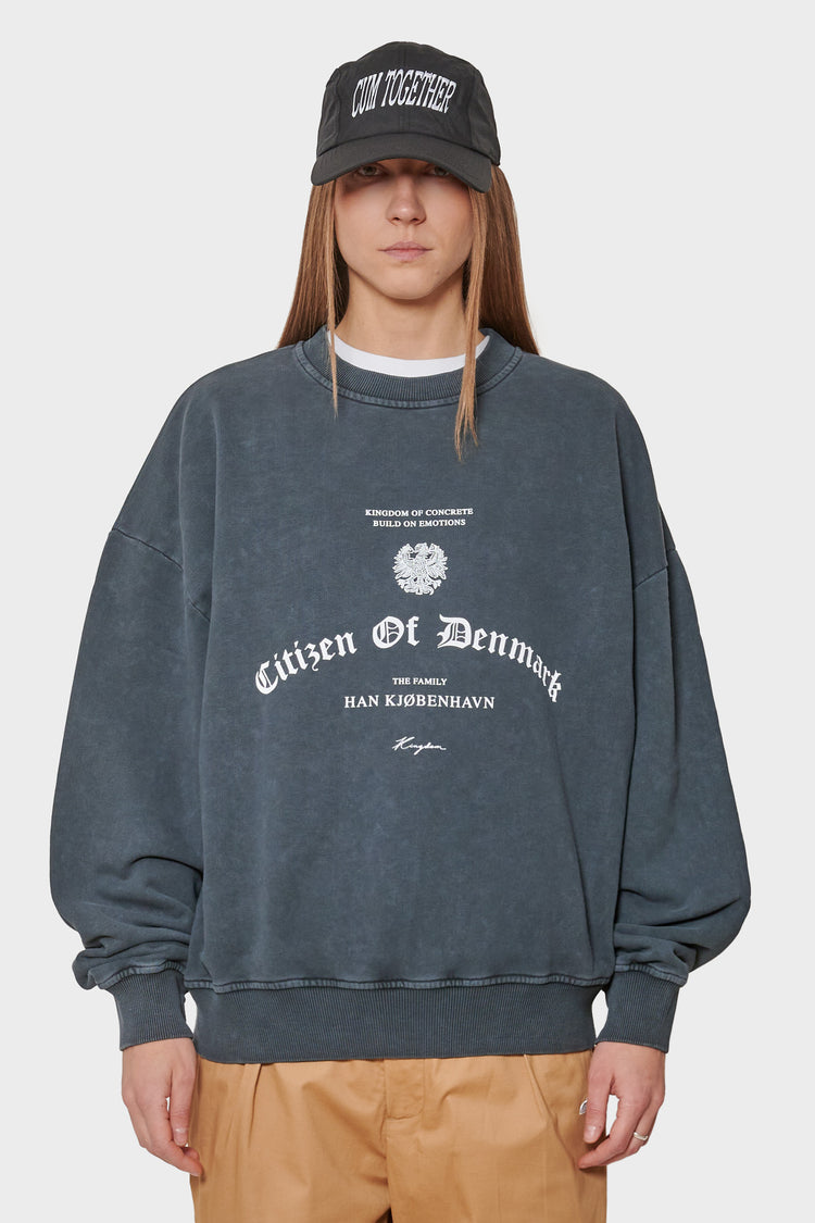 women#@Світшот CITIZEN PRINTED чорний, купити онлайн в магазині.