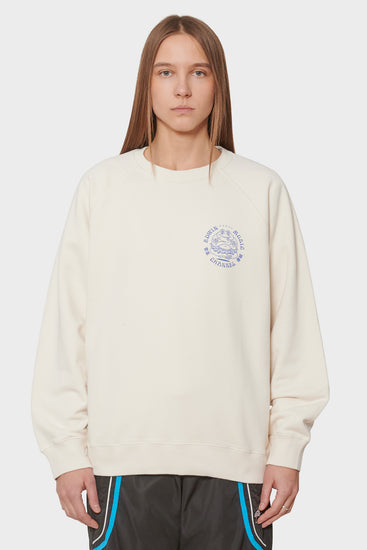 women#@Світшот EDWIN MUSIC CHANNEL молочний