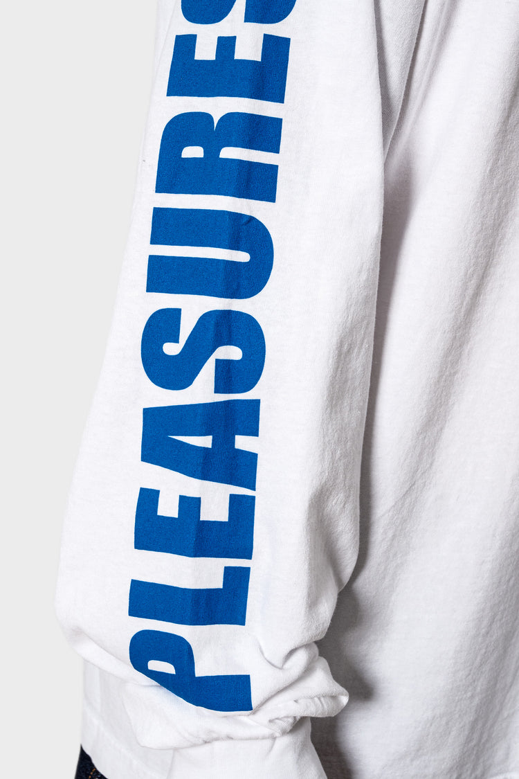 Лонгслів IMPACT STAFF білий від PLEASURES купити онлайн у магазині NEWBORN K