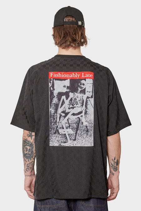 men#@Футболка LATE SPORT чорна