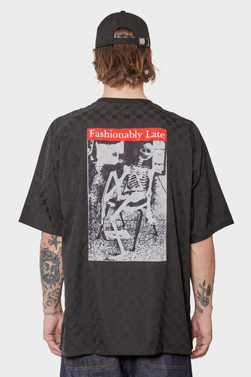 men#@Футболка LATE SPORT чорна