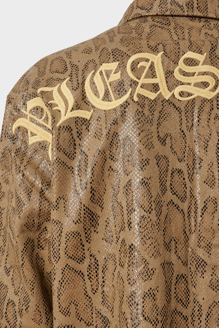 Куртка ANACONDA коричнева від PLEASURES купити онлайн у магазині NEWBORN K