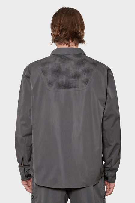 men#@Сорочка LASER CUT SHIRT сіра