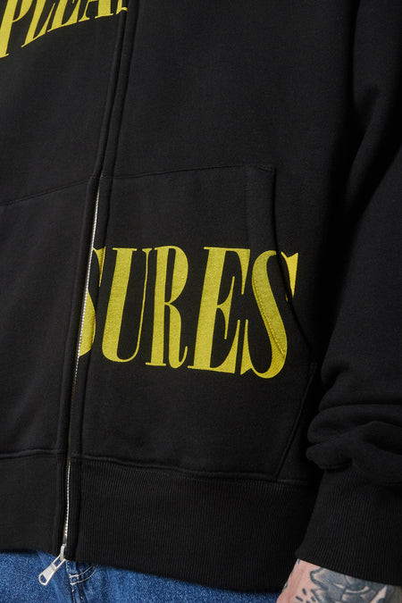 Зіп-худі SPLIT чорний від PLEASURES купити онлайн у магазині NEWBORN K