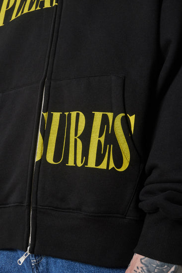 Зіп-худі SPLIT чорний від PLEASURES купити онлайн у магазині NEWBORN K