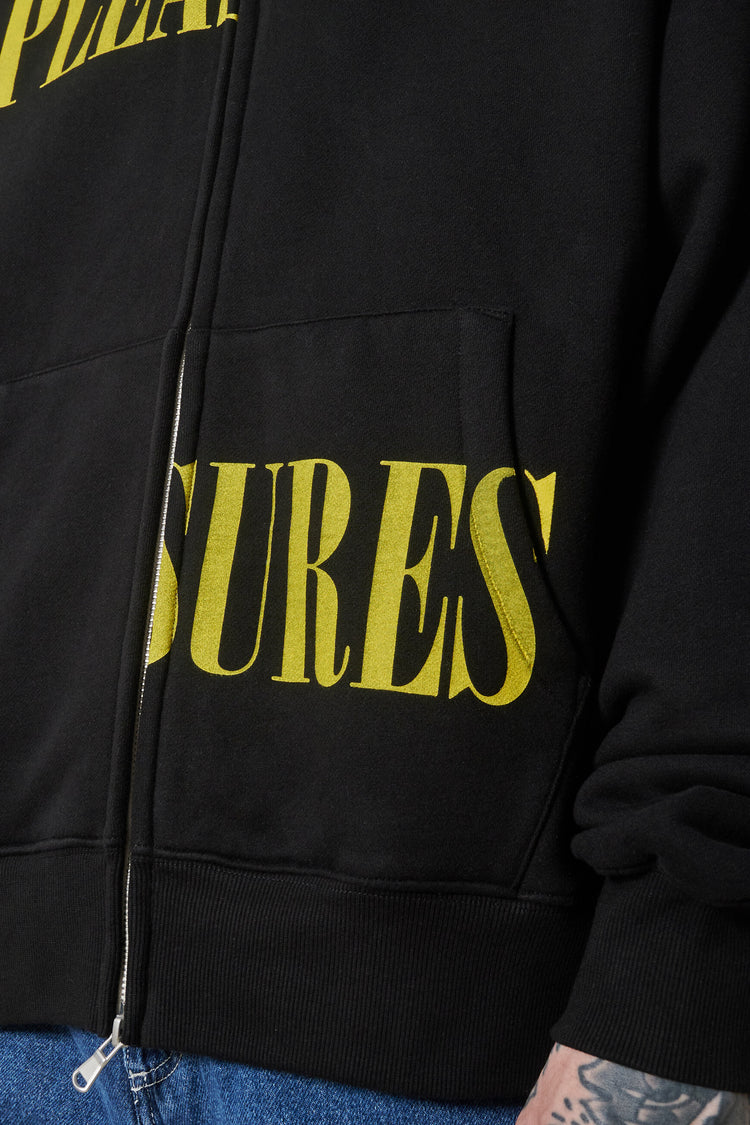 Зіп-худі SPLIT чорний від PLEASURES купити онлайн у магазині NEWBORN K