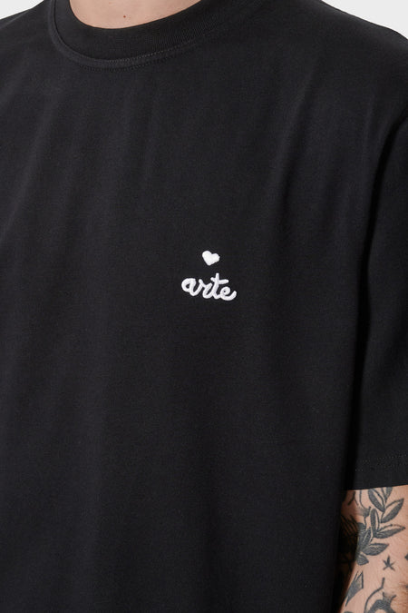 men#@Футболка HEART LOGO чорна