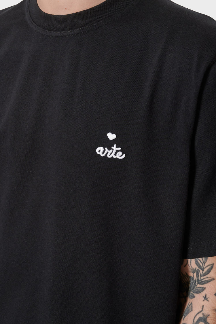 men#@Футболка HEART LOGO чорна