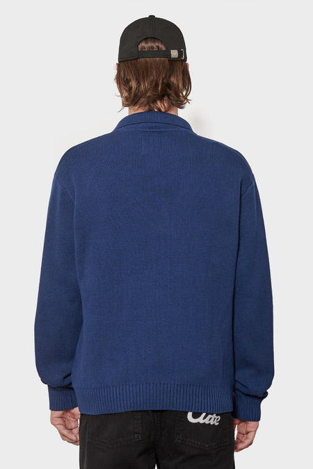 men#@Кардиган BIRD LOGO KNIT темно-синій