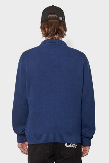 men#@Кардиган BIRD LOGO KNIT темно-синій