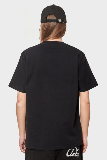 women#@Футболка HEART LOGO чорна