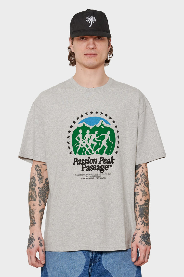 men#@Футболка PASSION PEAK PASSAGE сіра