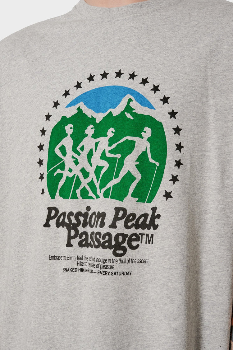 Футболка PASSION PEAK PASSAGE сіра від CARNE BOLLENTE купити онлайн у магазині NEWBORN K