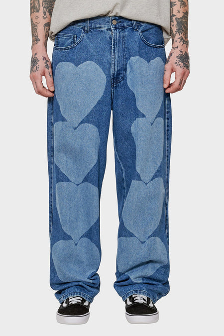 men#@Джинси HEART EUPHORIA сині