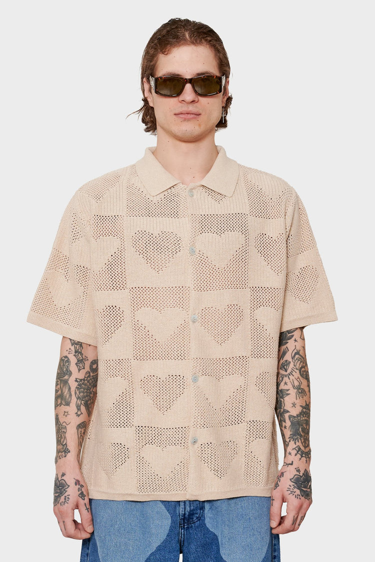 men#@Сорочка CUPID'S NET бежева