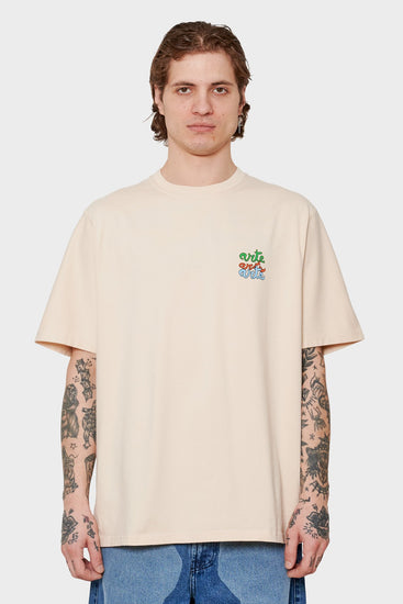 men#@Футболка MULTI LOGO бежева