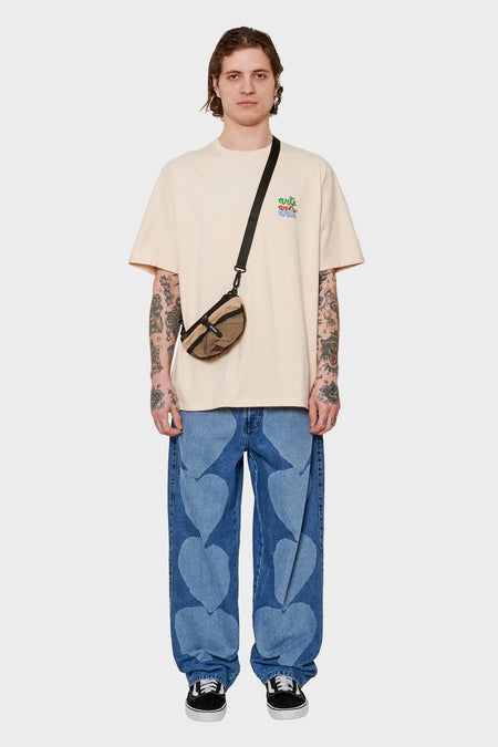 men#@Футболка MULTI LOGO бежева