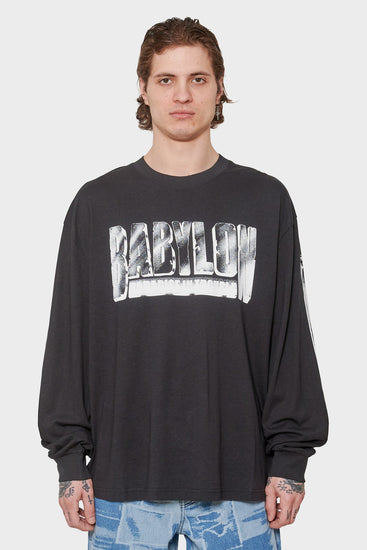 men#@Лонгслів CROWBAR чорний