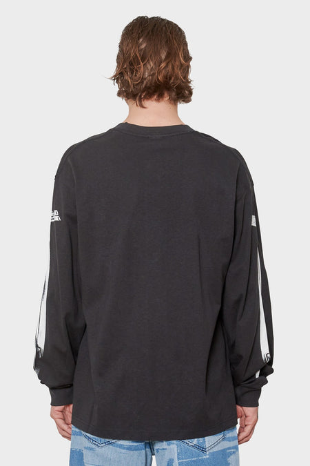 men#@Лонгслів CROWBAR чорний