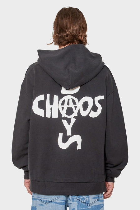 men#@Зіп-худі CHAOS DAYS чорний