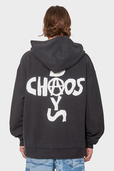 men#@Зіп-худі CHAOS DAYS чорний