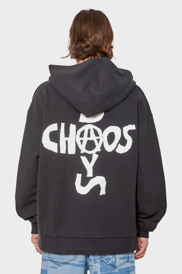 men#@Зіп-худі CHAOS DAYS чорний