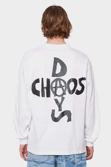 men#@Лонгслів CHAOS DAYS білий