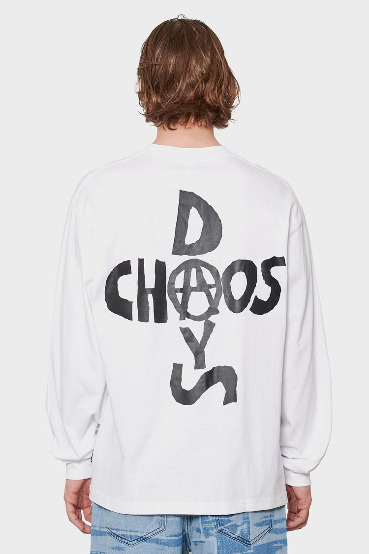 men#@Лонгслів CHAOS DAYS білий