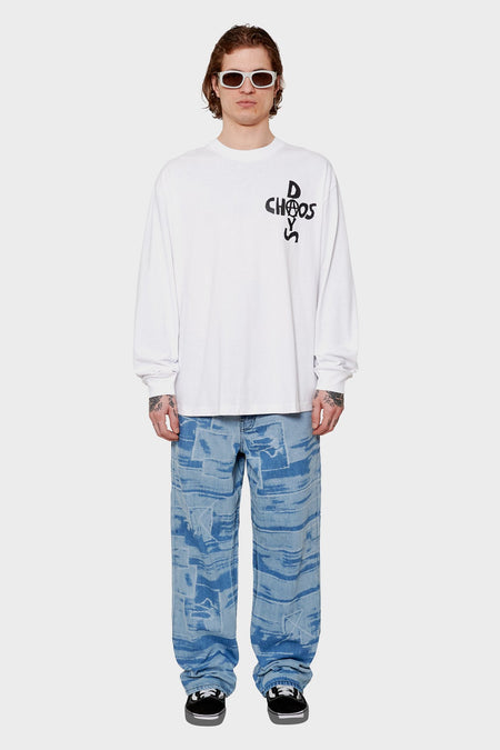 men#@Лонгслів CHAOS DAYS білий