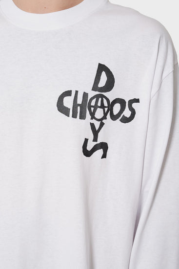 Лонгслів CHAOS DAYS білий від BABYLON купити онлайн у магазині NEWBORN K
