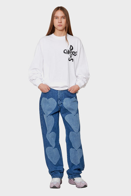 women#@Лонгслів CHAOS DAYS білий